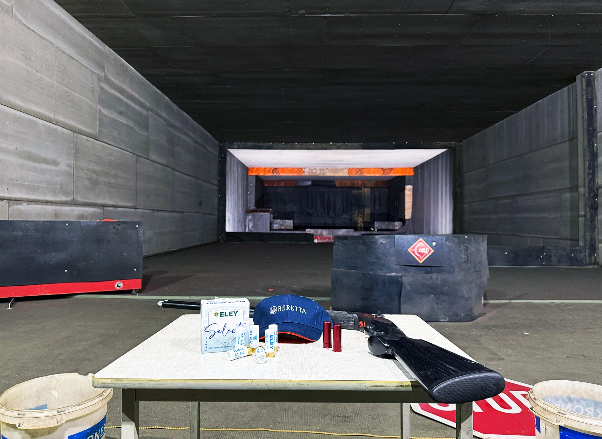 Schießhalle für Flintenschützen – Trap und Rollhase im Indoor-Bereich